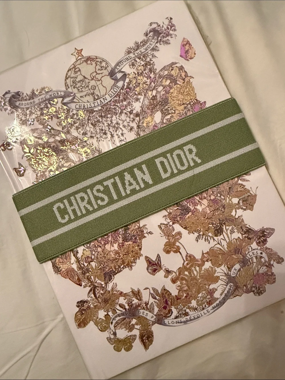 Christian Dior notebook with intricate Butterfly GWP